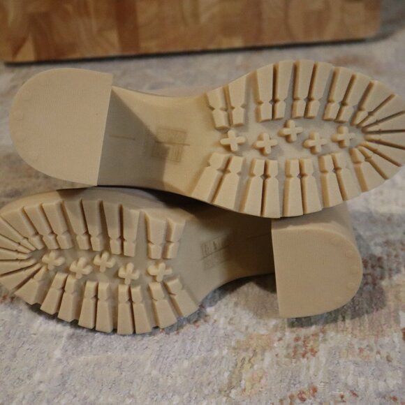 Dolce Vita Cream Block Heel Boots - Picture 3 of 5